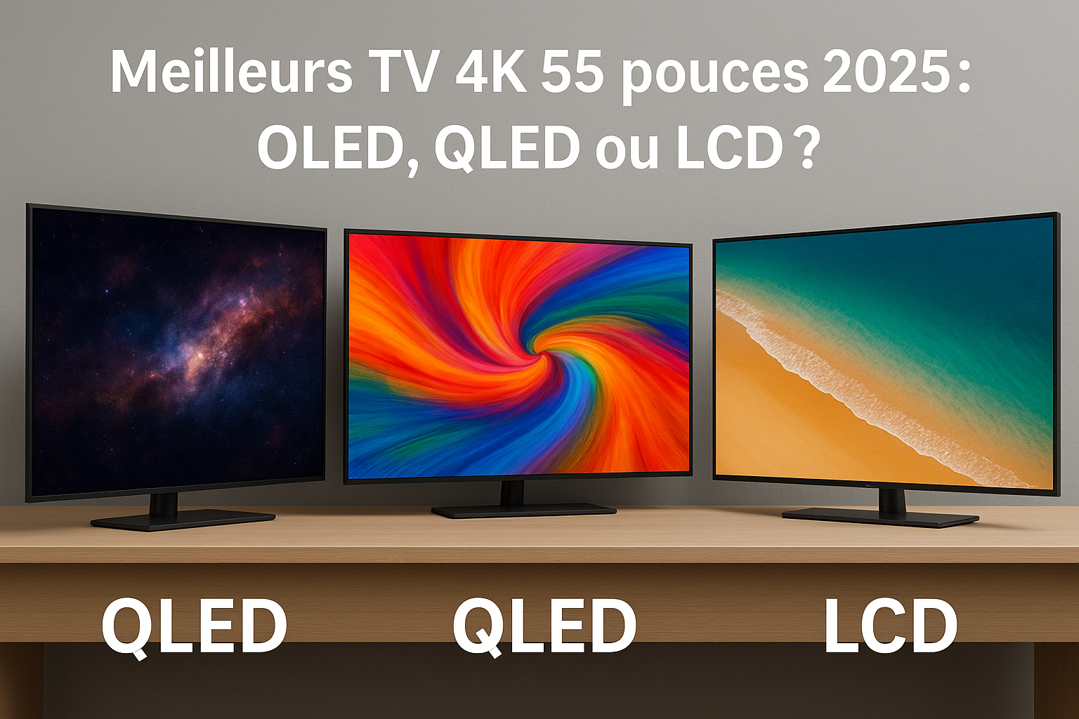 Meilleurs TV 4K 55 pouces en 2025 OLED, QLED ou LCD, que choisir 